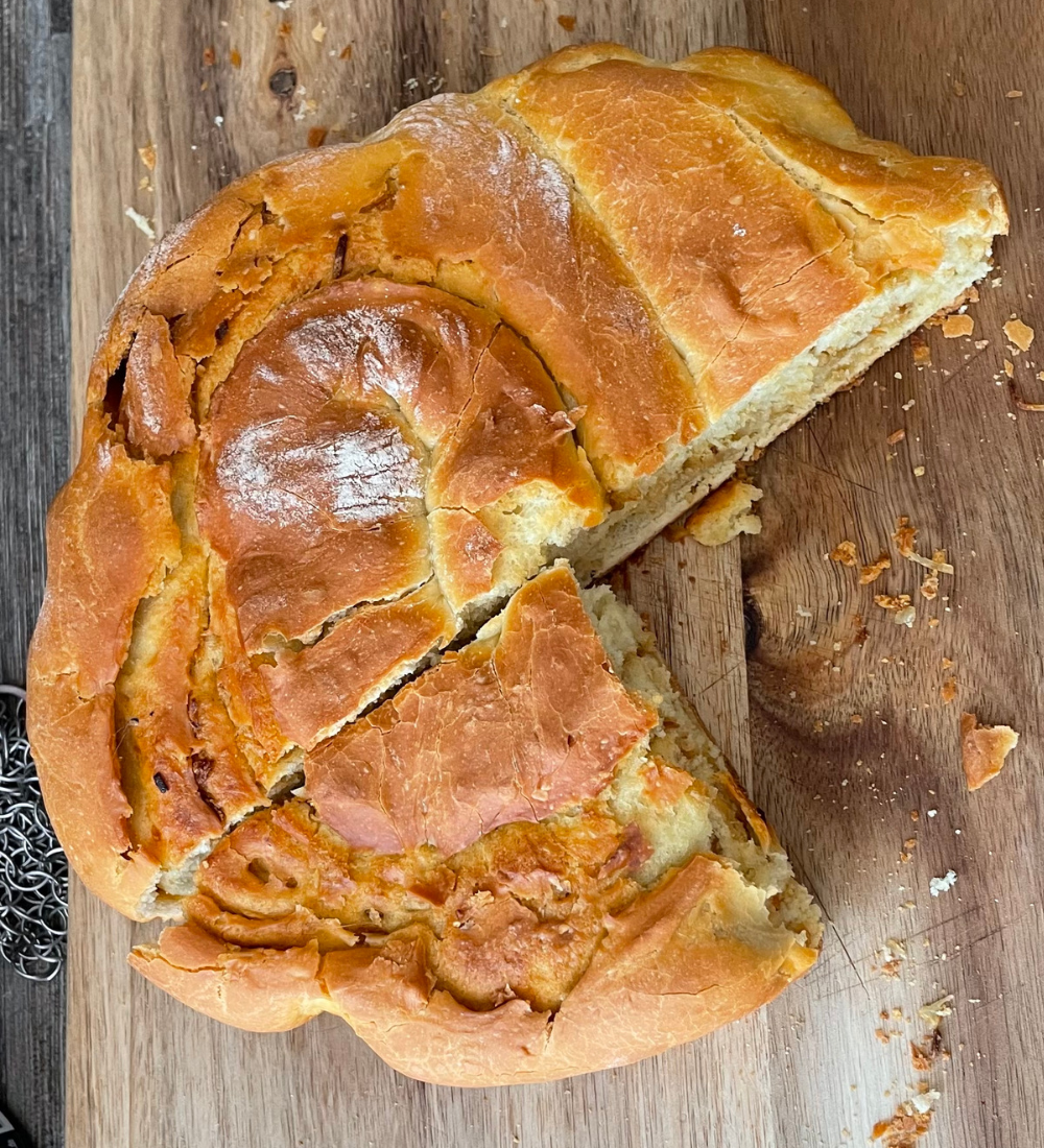 Pyrenäisches Zwiebelbrot