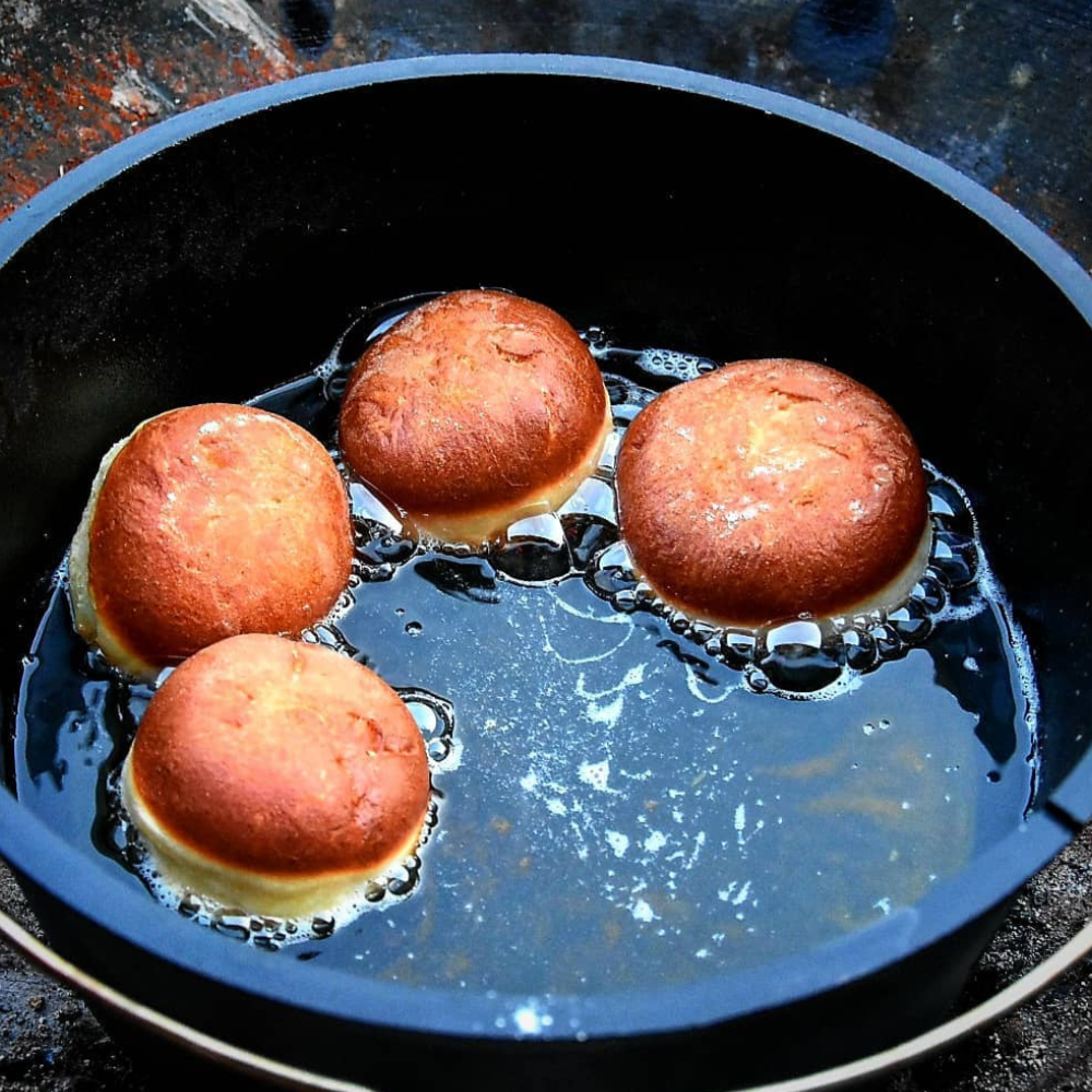 Berliner im Dutch Oven backen