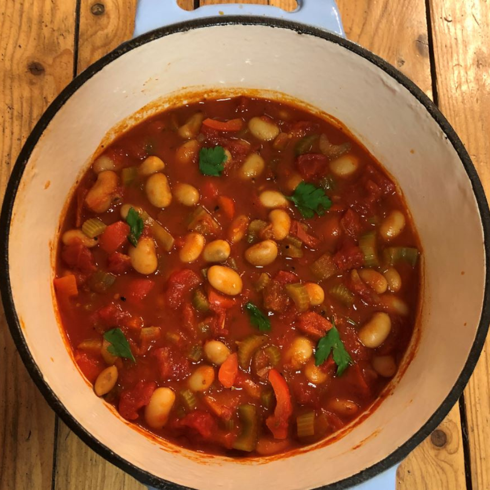 Schnelles Bohnen-Chili