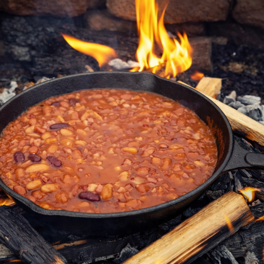 Chili sin Carne aus der Feuerpfanne