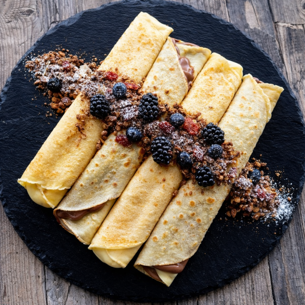 Crêpes – Grundrezept für süße oder herzhafte Varianten