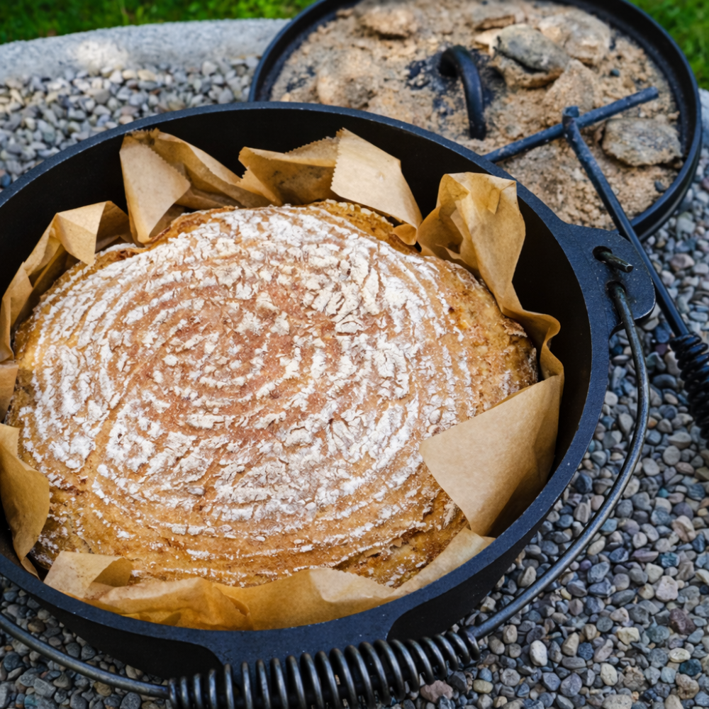 Roggen-Dinkel-Brot im Dutch Oven