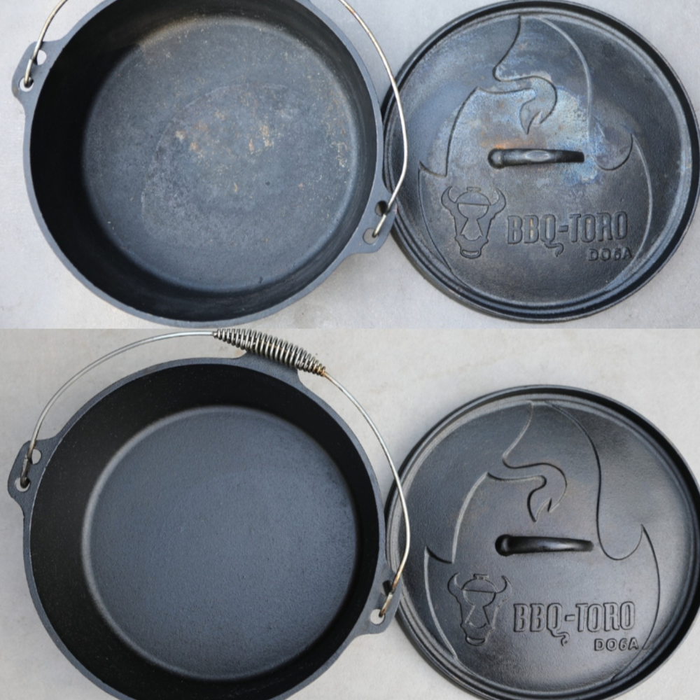 Dutch Oven und Gusseisen richtig einbrennen und pflegen