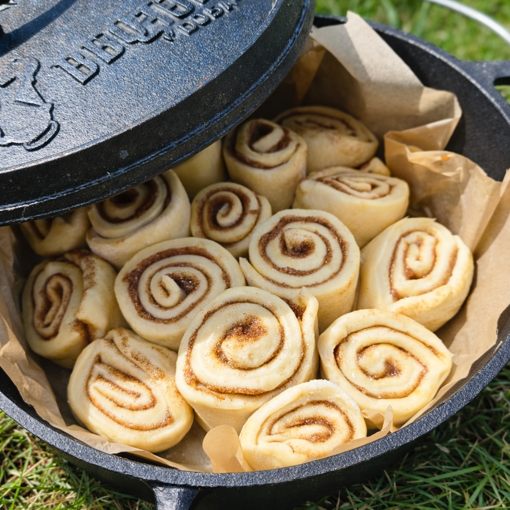 Hefeschnecken aus dem Dutch Oven