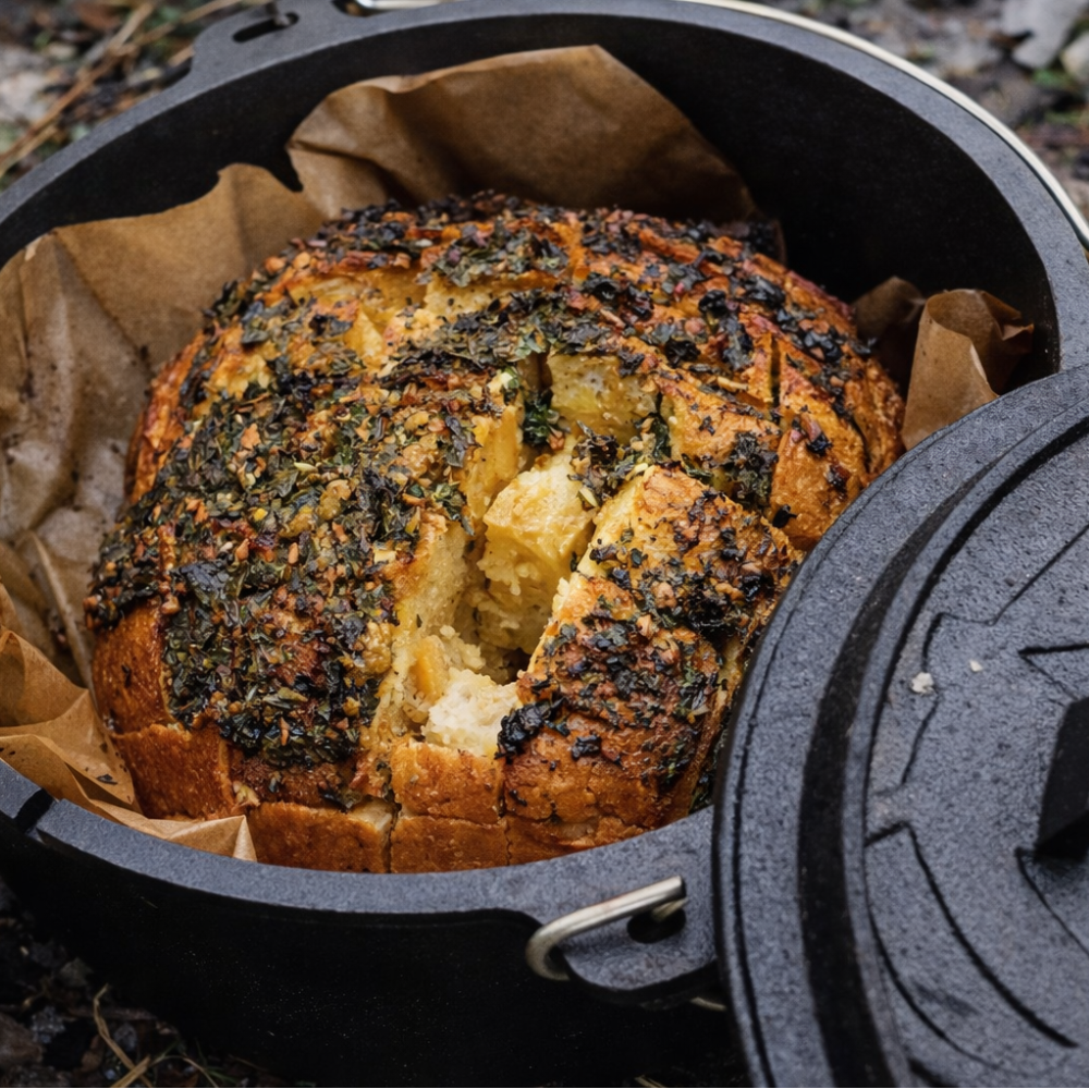 Kräuterbrot aus dem Dutch Oven