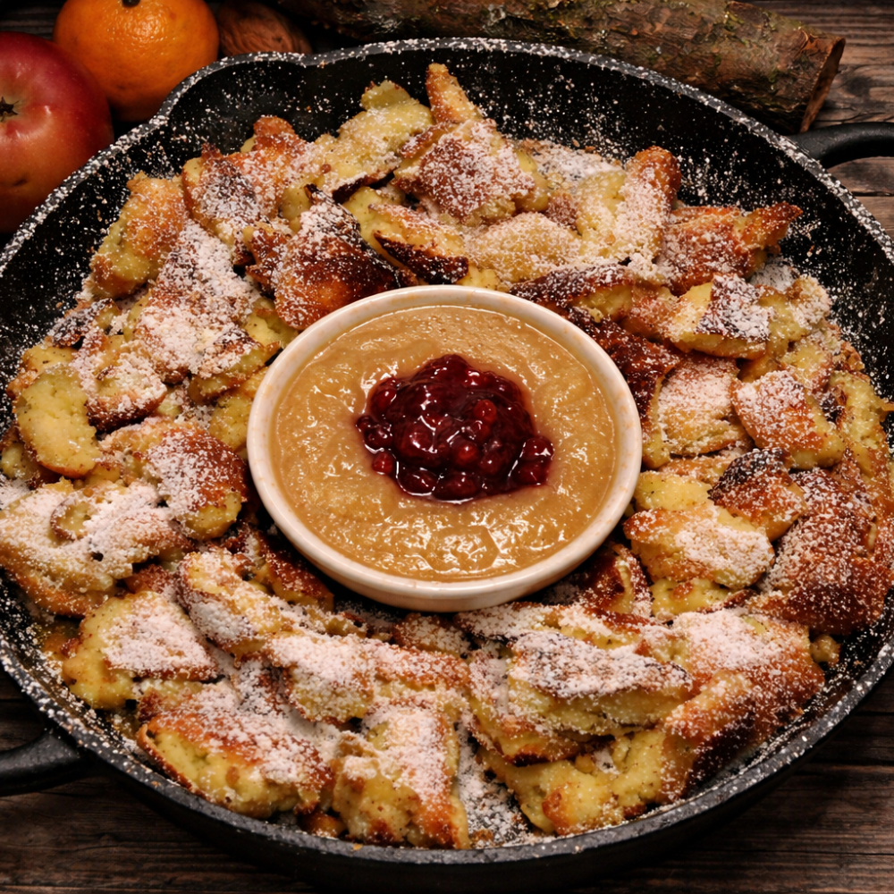 Kaiserschmarrn aus der Gusspfanne