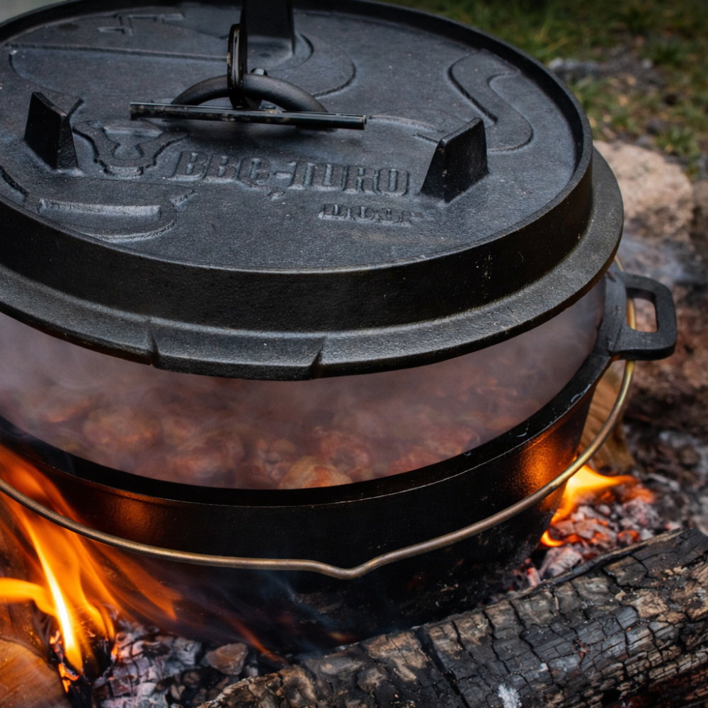 Kochen auf der Feuerstelle – Outdoor Cooking mit dem Dutch Oven