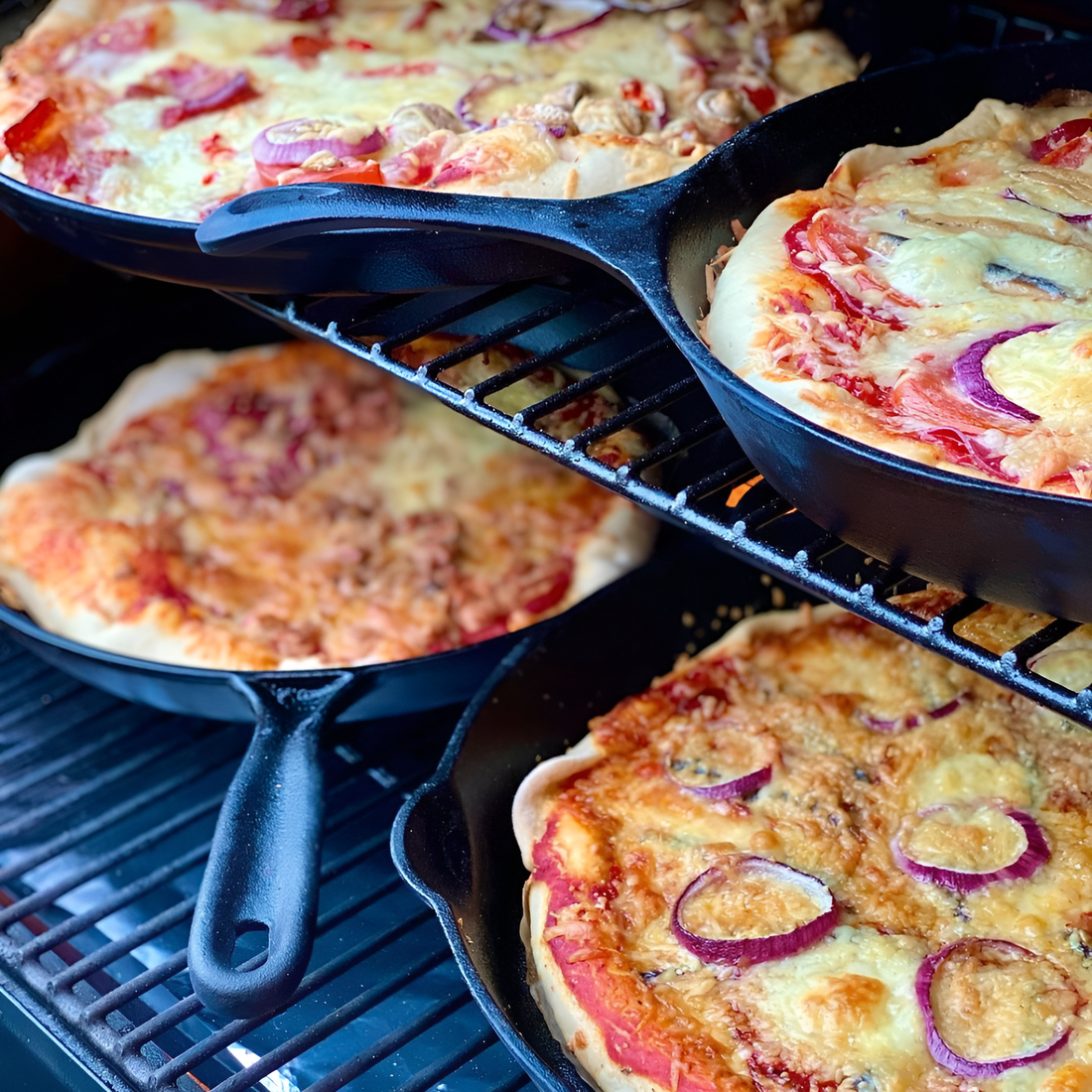 Pfannen-Pizza aus der Gusspfanne