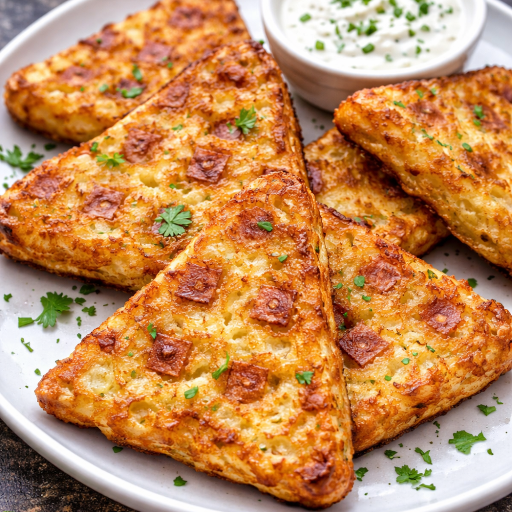 Rösti-Waffeln vom Grill
