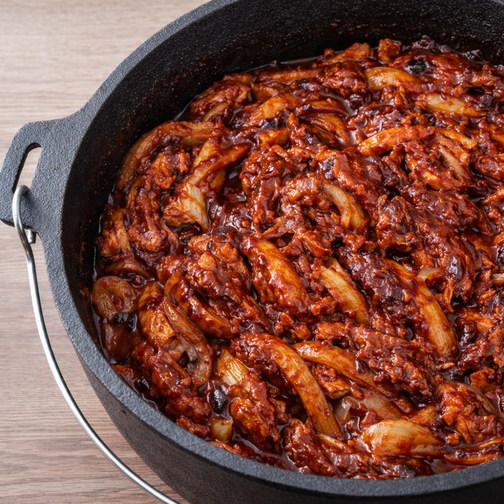 Schichtfleisch – der Dutch-Oven-Klassiker