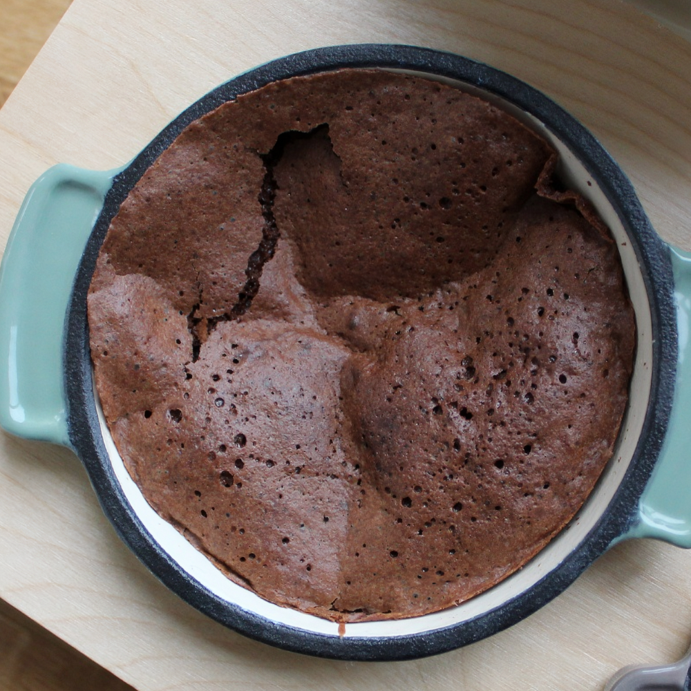 Schokokuchen in der Mini Cocotte