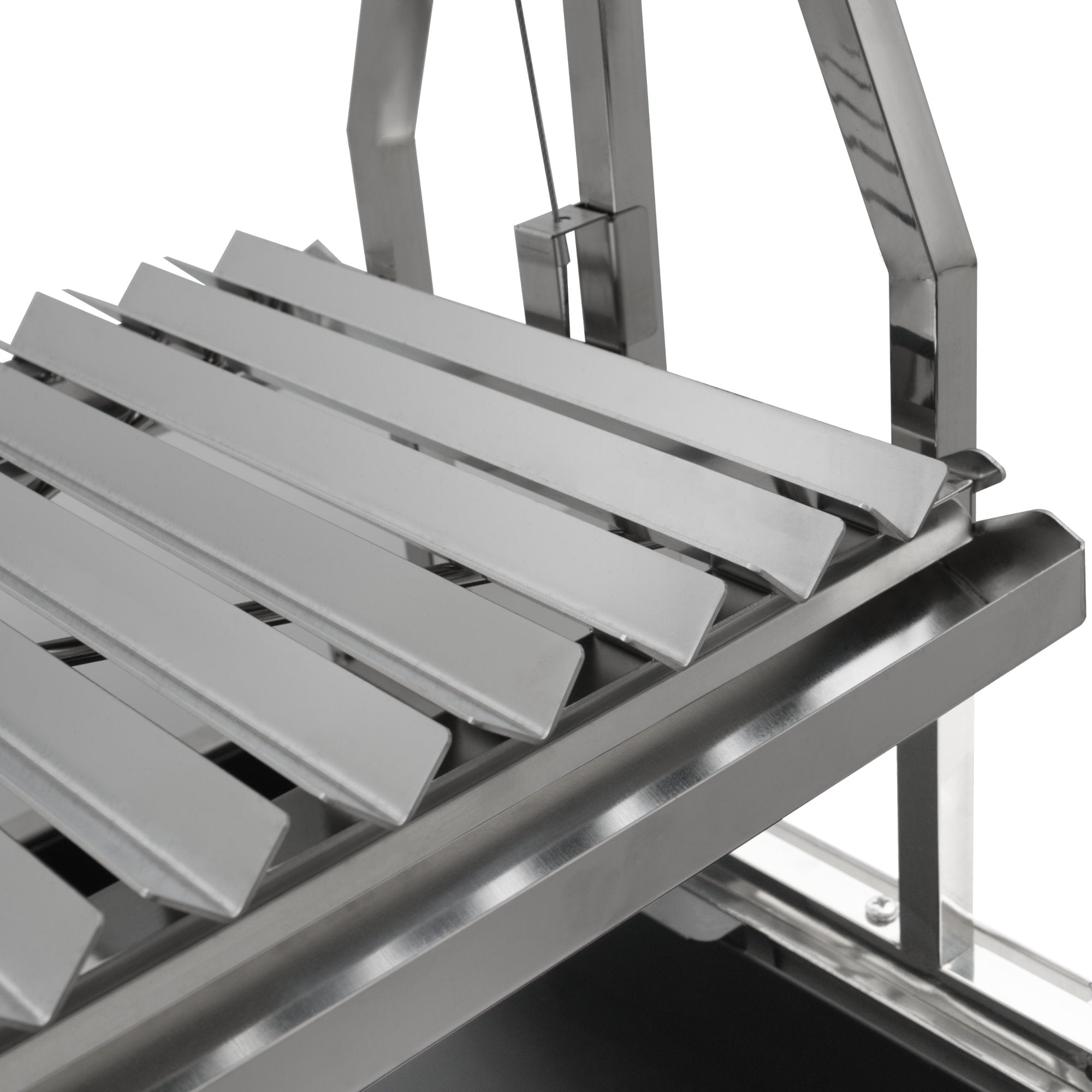 Asado Grill, 119 x 45 x 135 cm, Edelstahl, inkl. Seitenablagen