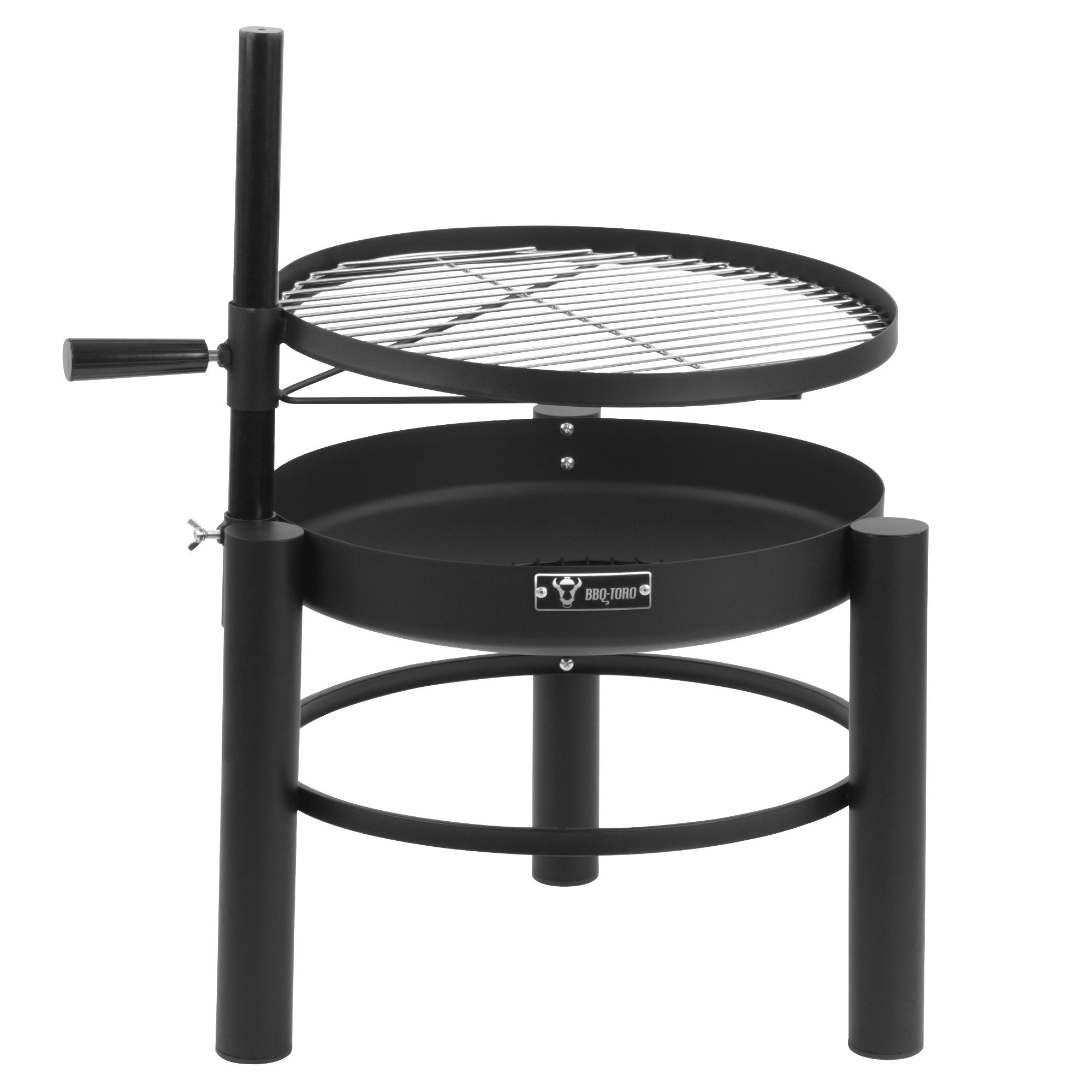 Brasero avec grille réglable en hauteur, Ø 50 cm