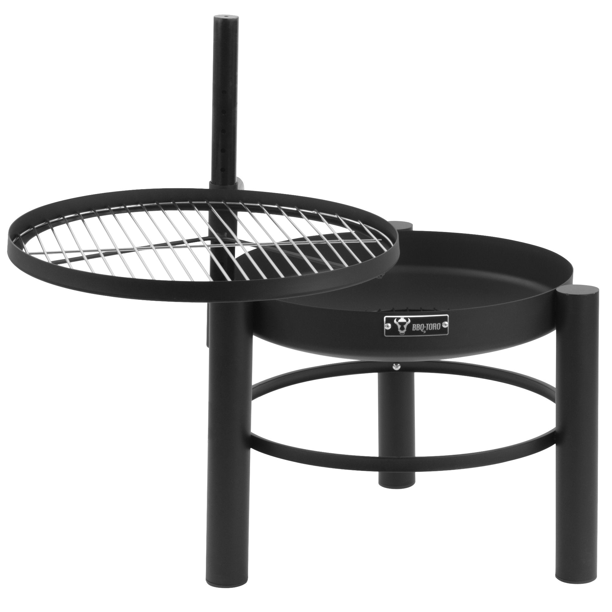 Brasero avec grille réglable en hauteur, Ø 50 cm