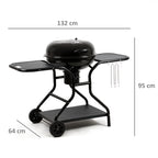 Kugelgrill, Ø 57 cm, inkl. Ablagefläche und Grillrostheber