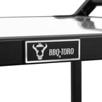 Grillwagen, schwarz, inkl. großer Arbeitsfläche