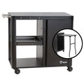 Chariot de barbecue, 95 x 50 x 80 cm, comprenant une grande surface de travail