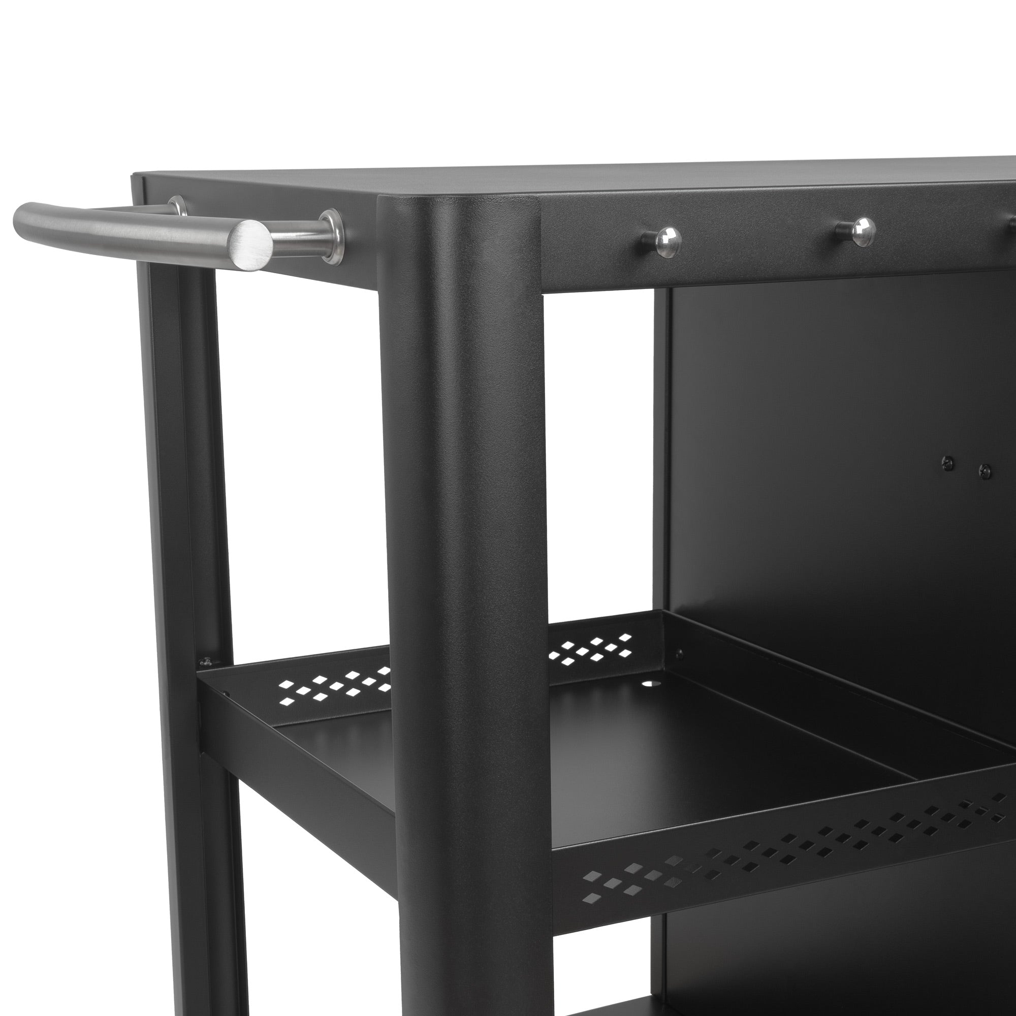 Chariot de barbecue, 95 x 50 x 80 cm, comprenant une grande surface de travail