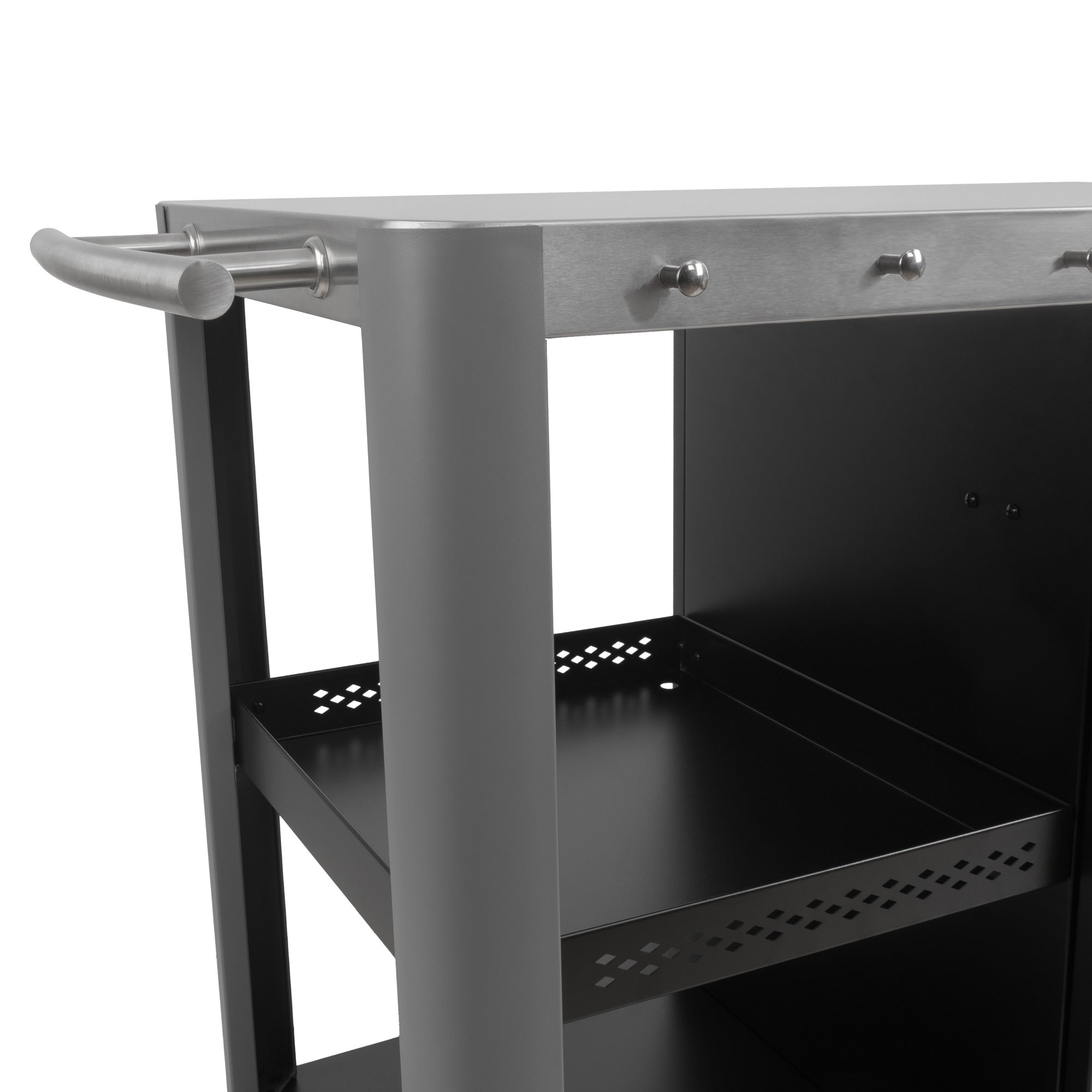 Chariot de barbecue, 95 x 50 x 80 cm, comprenant une grande surface de travail