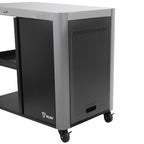 Chariot de barbecue, 95 x 50 x 80 cm, comprenant une grande surface de travail