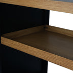 Grill cart, black, 95 x 50 x 90 cm, including large work surface