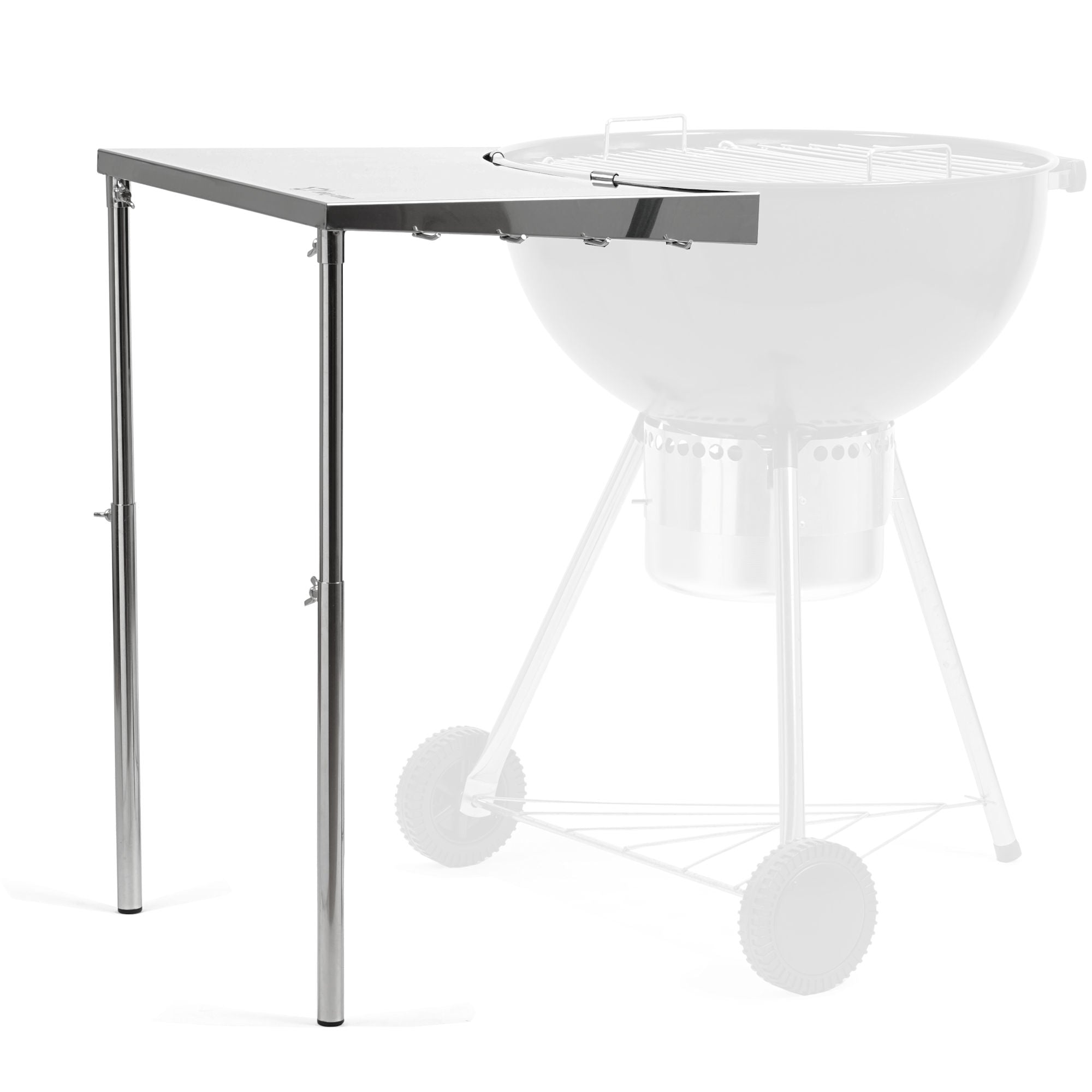 Beistelltisch, Edelstahl, für Ø 57 cm Kugelgrill