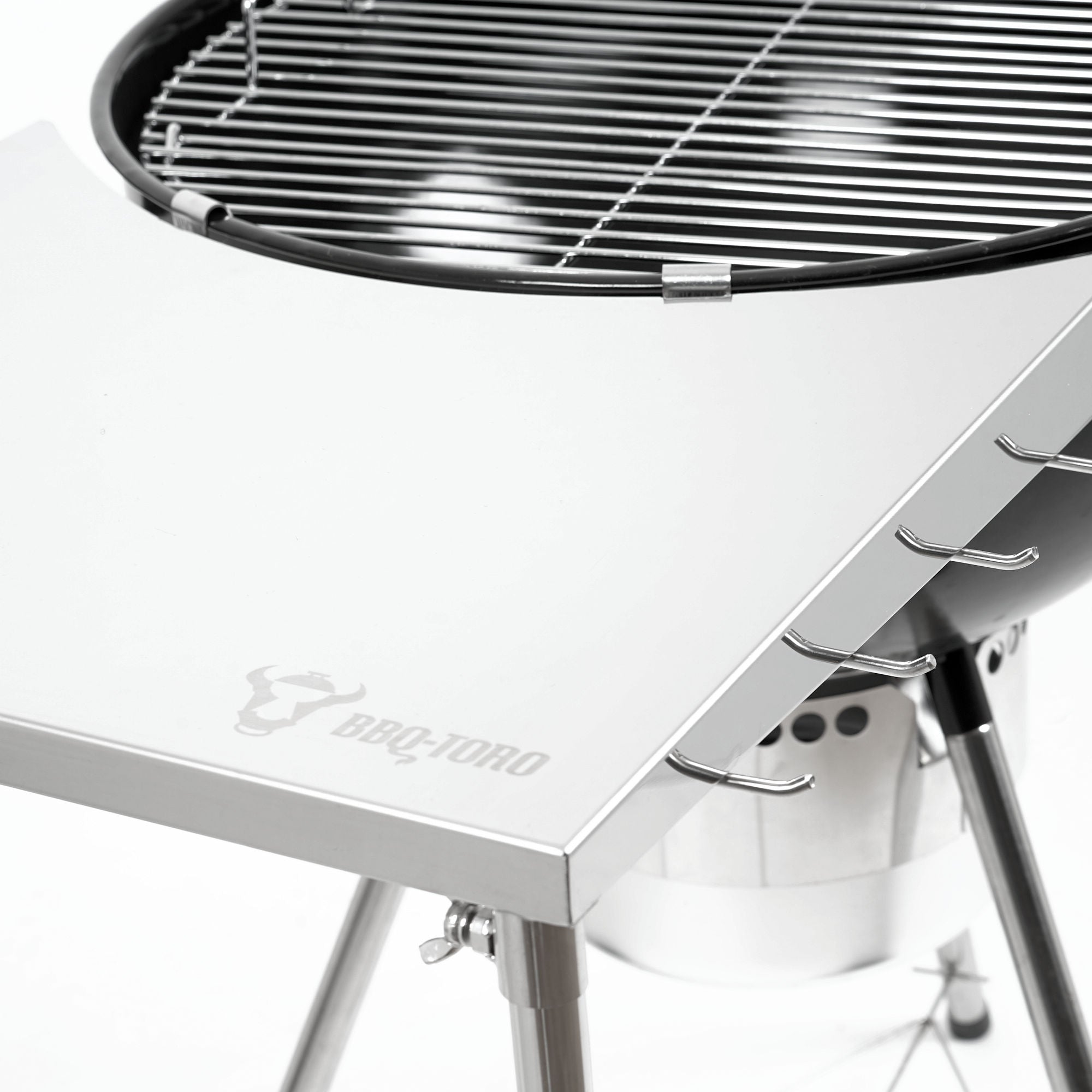 Beistelltisch, Edelstahl, für Ø 57 cm Kugelgrill