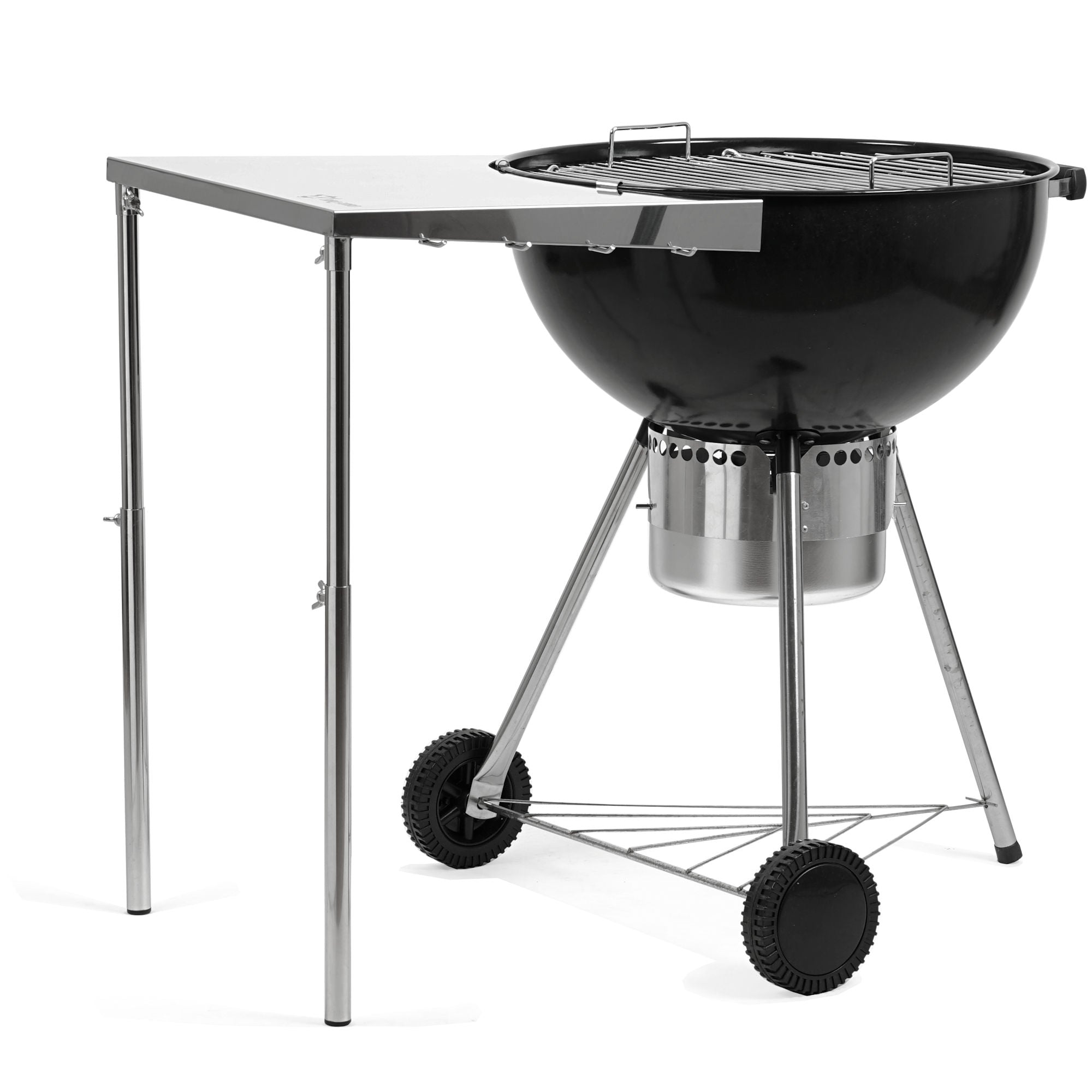 Beistelltisch, Edelstahl, für Ø 57 cm Kugelgrill