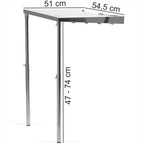 Beistelltisch, Edelstahl, für Ø 57 cm Kugelgrill