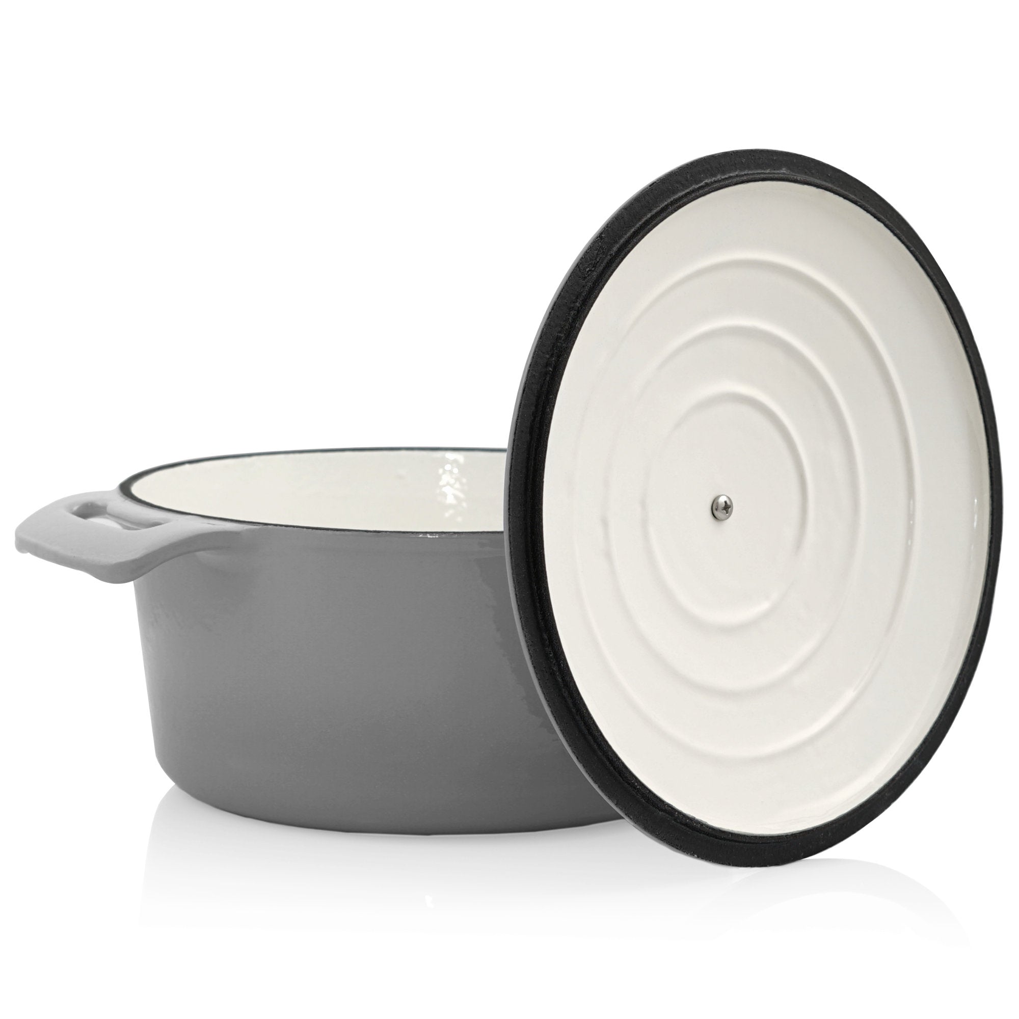 Cocotte, Gusseisen, Emailliert, 4 Liter, Ø 24 cm, inkl. Deckel