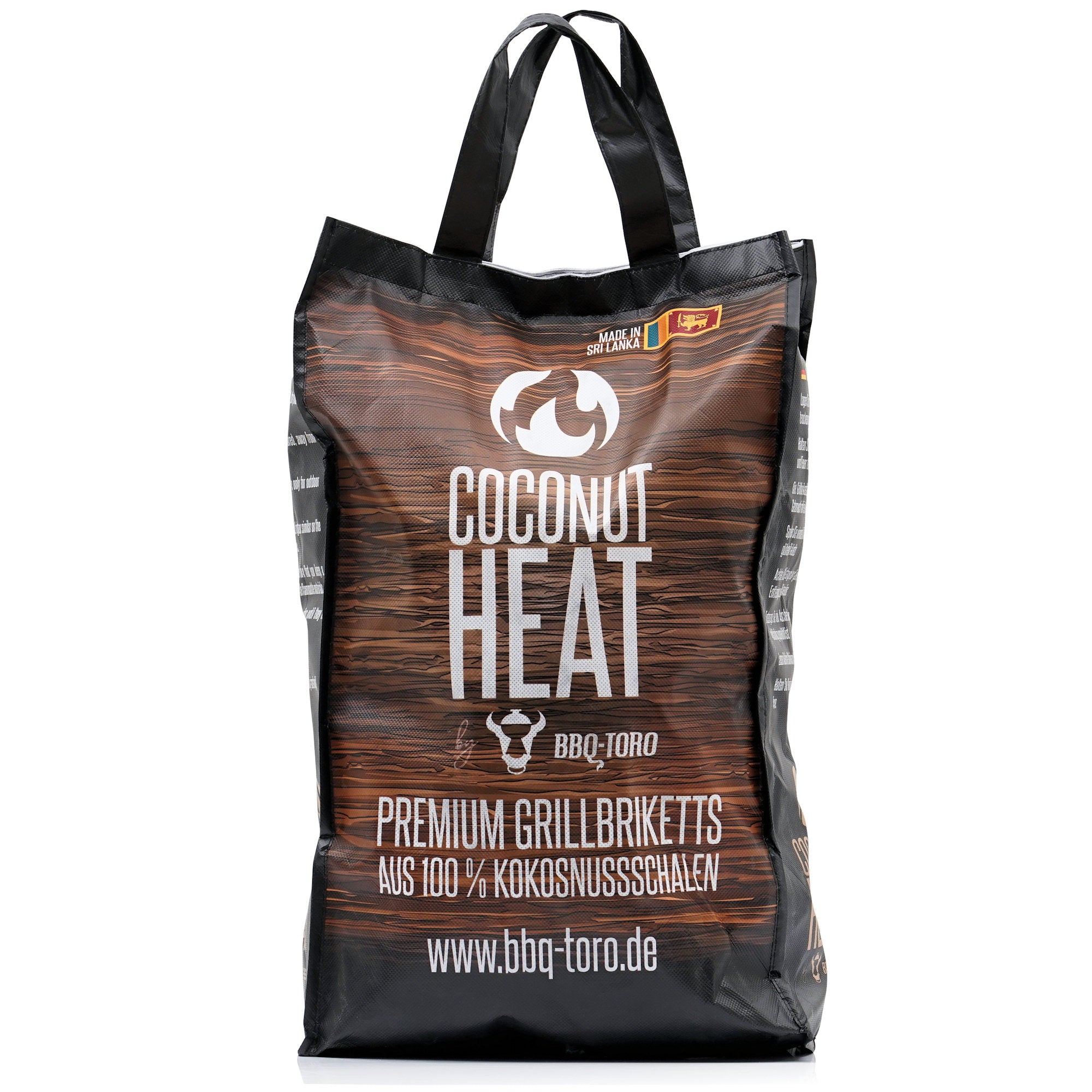 Briquettes de barbecue Coconut Heat, qualité supérieure, 100 % noix de coco