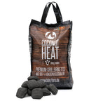 Briquettes de barbecue Coconut Heat, qualité supérieure, 100 % noix de coco