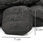 Briquettes de barbecue Coconut Heat, qualité supérieure, 100 % noix de coco