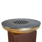 Fire bowl with grill ring, Ø 82 cm, steel
