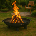 Fire bowl including lid, Ø 60 cm, tripod