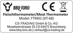 Grillthermometer, digital, -50 °C bis 300 °C, inkl. LCD Display