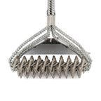 Grill brush, 2-piece set, ergonomic