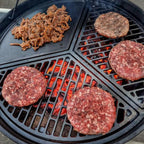 Plancha Set, 2/3 Grillrost, 1/3 Grillplatte, Ø 54,5 cm, Gusseisen,  pre-seasoned