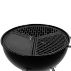 Plancha Set, 2/3 Grillrost, 1/3 Grillplatte, Ø 54,5 cm, Gusseisen,  pre-seasoned