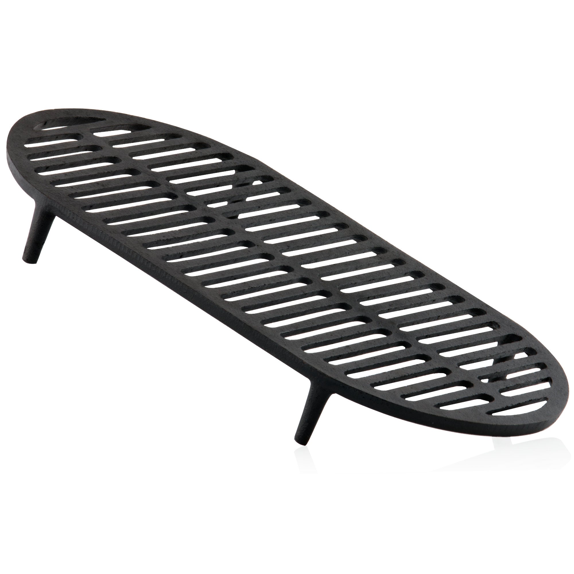 Grillrost, 43 x 23 cm, Gusseisen, mit Füßen