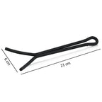 Grillrostheber, 21 x 6,5 x 1 cm, Stahl, schwarz
