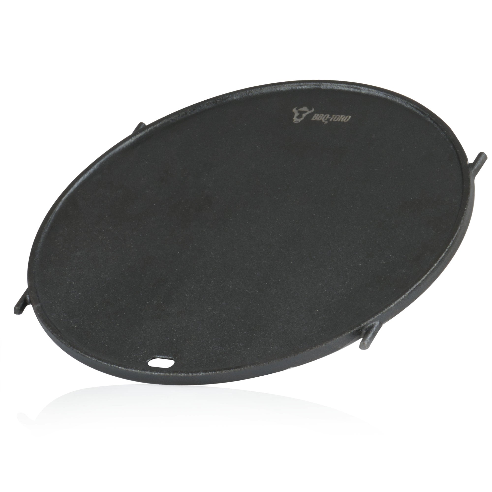 Grillplatte, Gusseisen, Ø 30 cm, Plancha