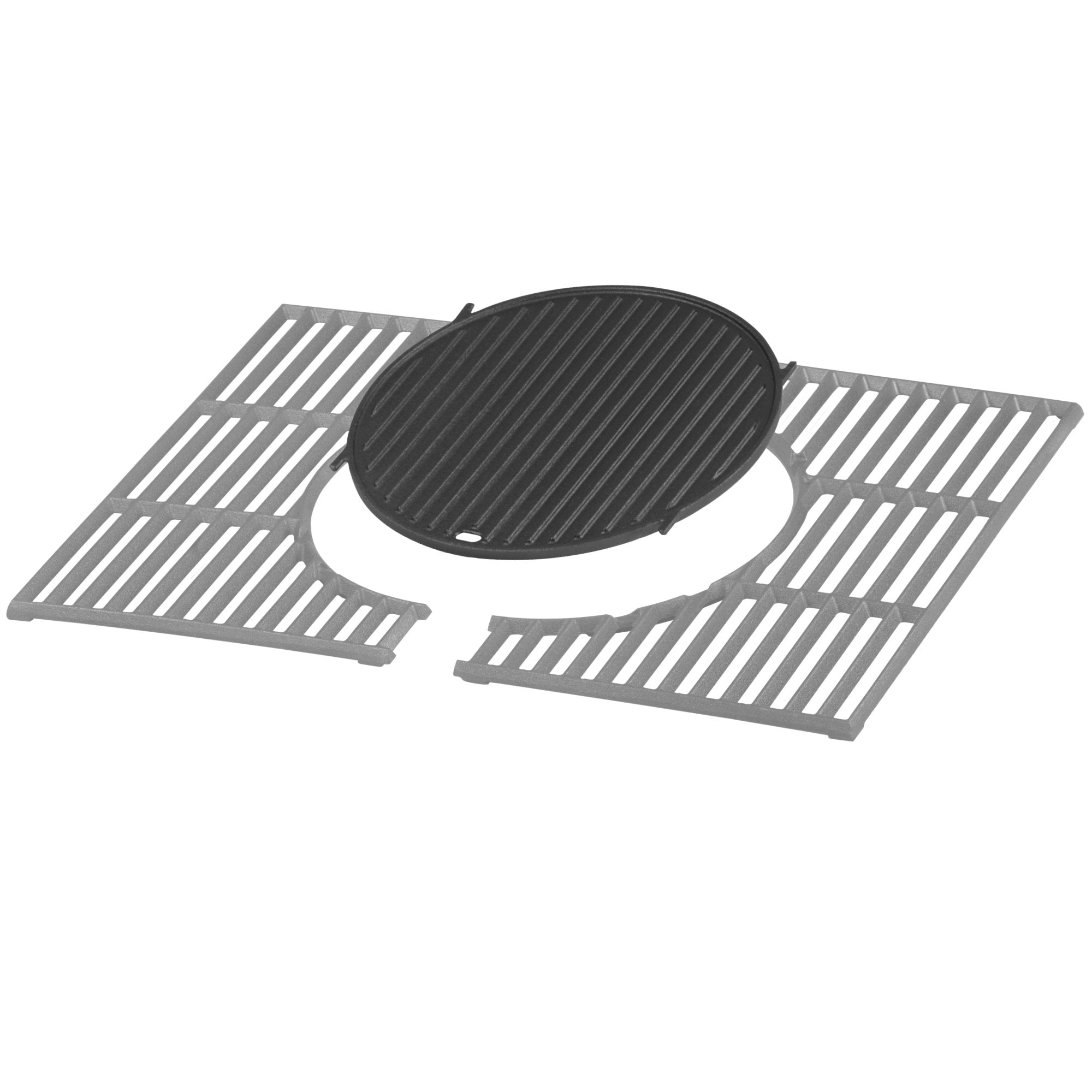 Grillplatte, Gusseisen, Ø 30 cm, Plancha