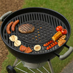 Grillrost System, Ø 54,5 cm, Gusseisen, für 57 cm Kugelgrill