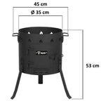 Kazan oven Ø 35 cm, incl. kazan, cast iron