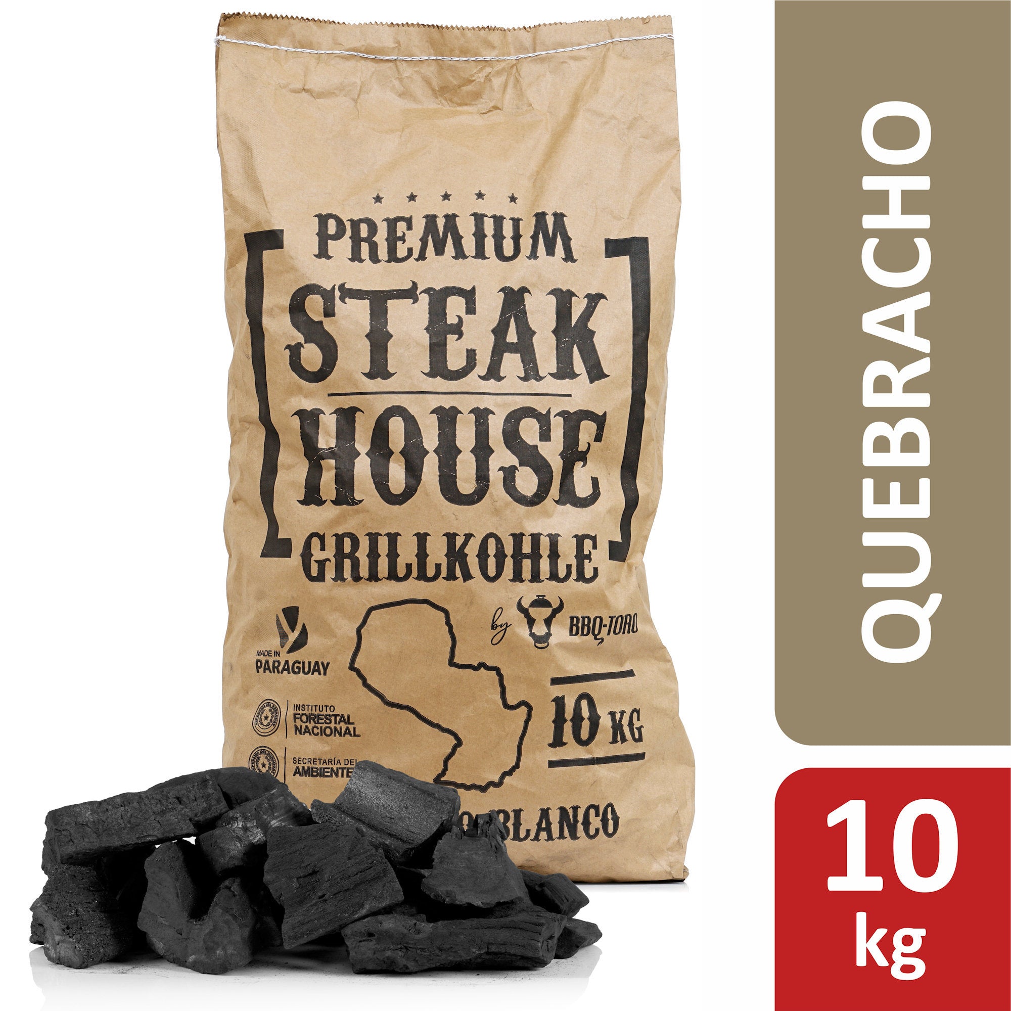 Charbon de bois « Steak House Premium », Querbracho Blanco