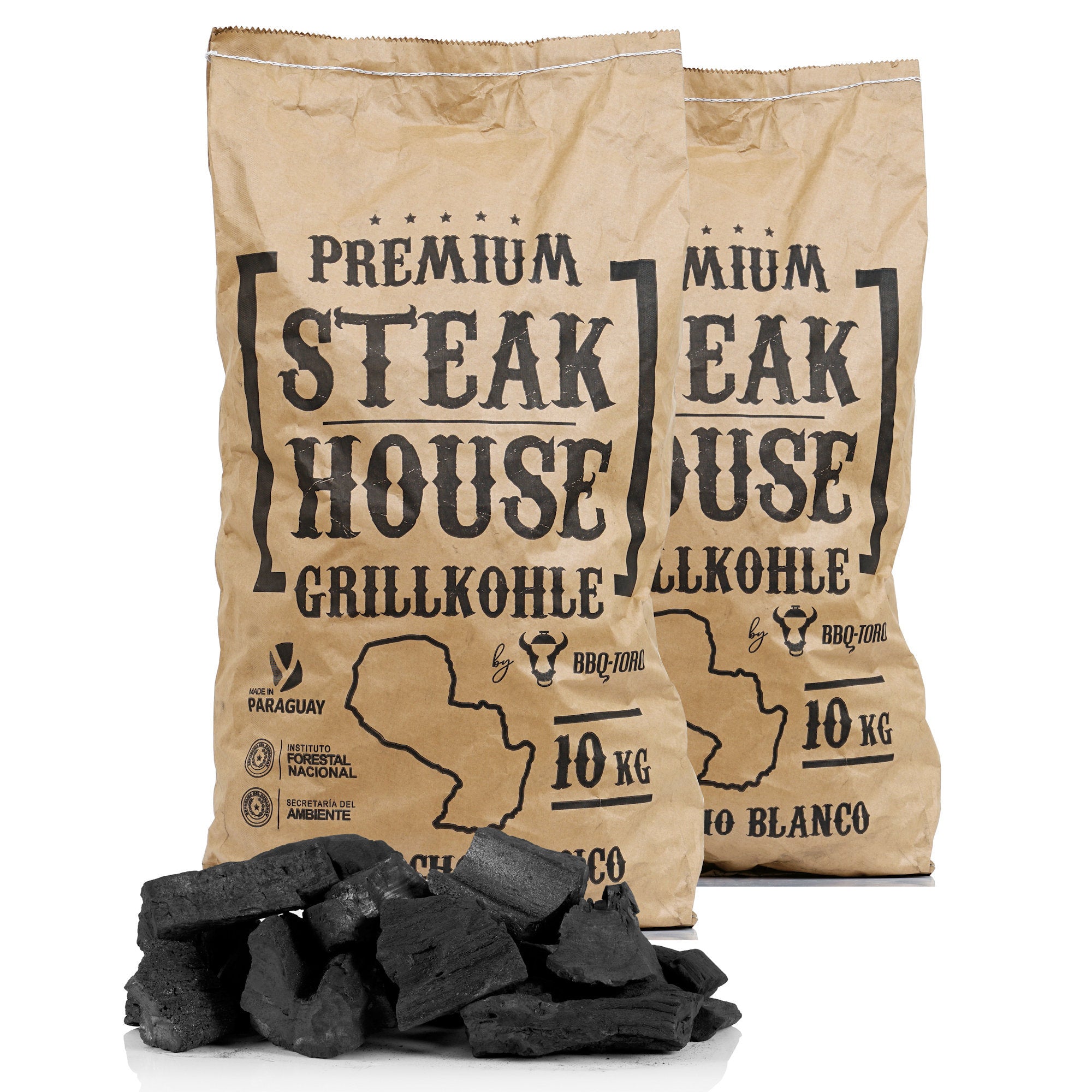 Charbon de bois « Steak House Premium », Querbracho Blanco