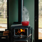 Humidifier, 2.7 liters, cast iron, enamelled