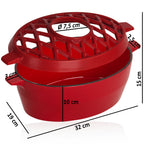 Humidifier, 2.7 liters, cast iron, enamelled