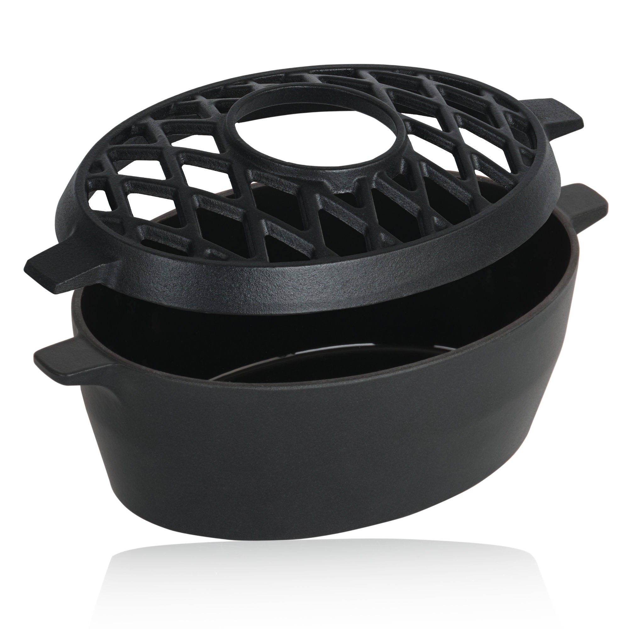 Humidifier, 2.7 liters, cast iron, enamelled